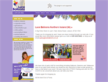 Tablet Screenshot of luceballoonsandcrafts.com